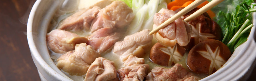 はかた地鶏 地鶏鍋、鶏すき