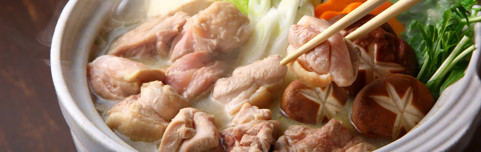 お取り寄せ はかた地鶏　地鶏鍋、鶏すき